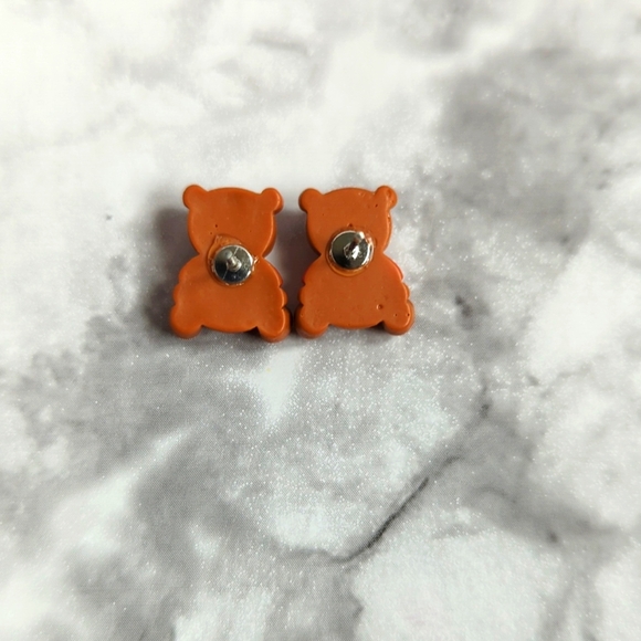 OpalGlaze Teddy Bear Studs - Picture 3 of 3